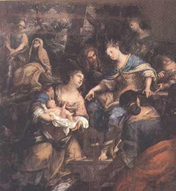 Giovanni Tuccari Moses aus den Gewassern gerettet France oil painting art